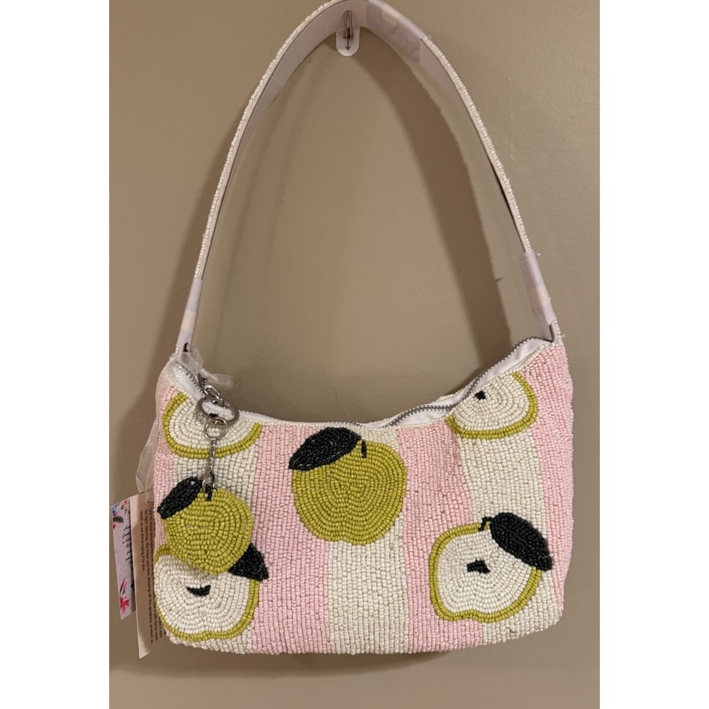 Handcraftedโ in India TikTok Viral Beaded Bag Apples Made in India NWT